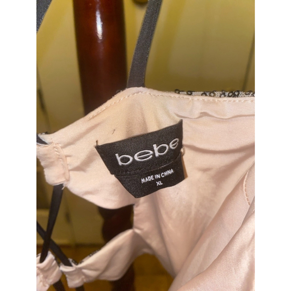 Women's bebe Jumpsuit XL Black & cream - Picture 2 of 6